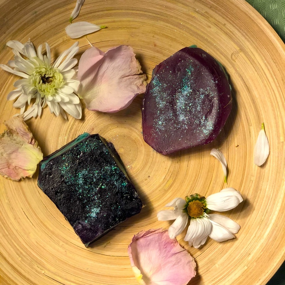 Mermaid vibes handmade soap bar